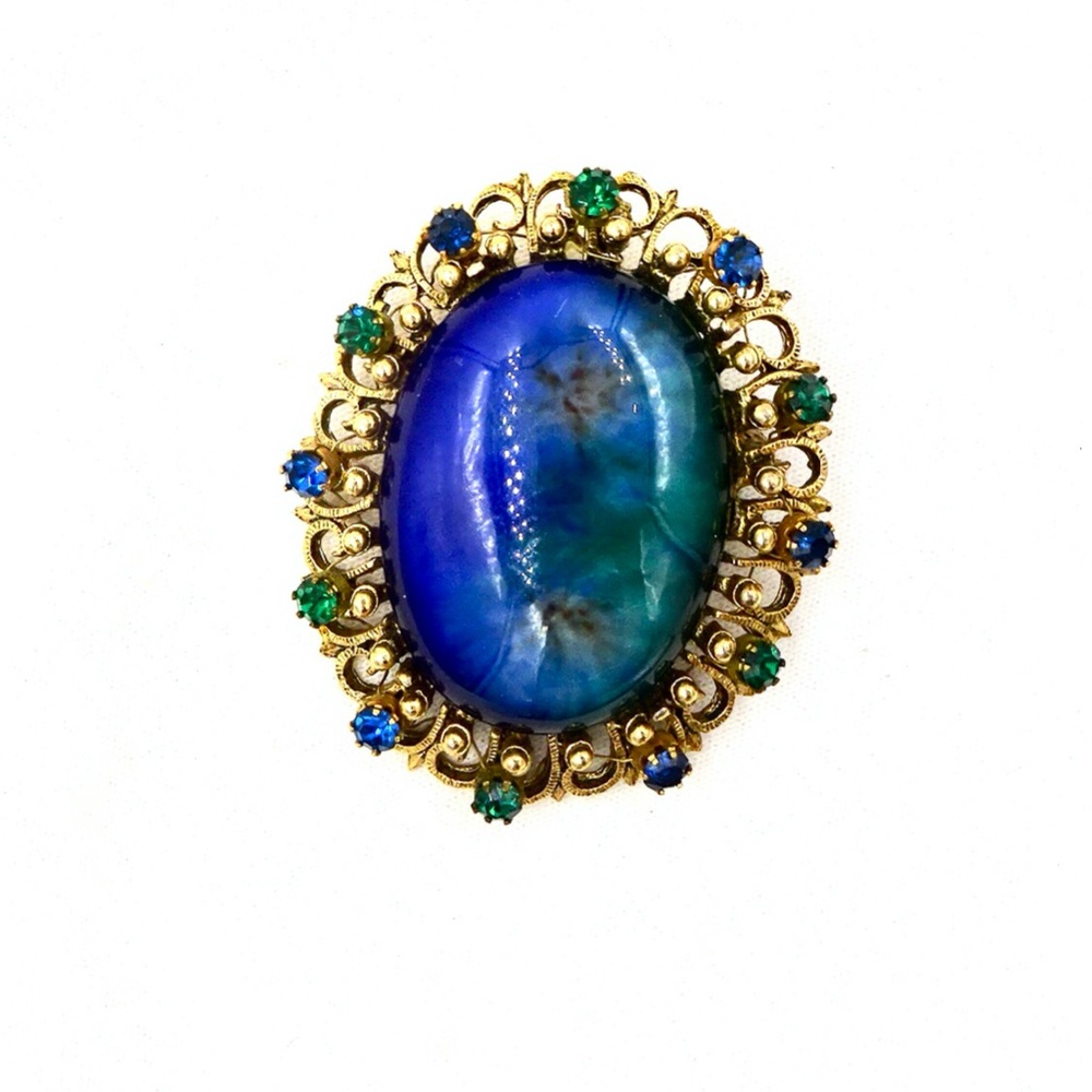 Alice Caviness Antique Pin Pendant Brooch | Vintage Signed Designer